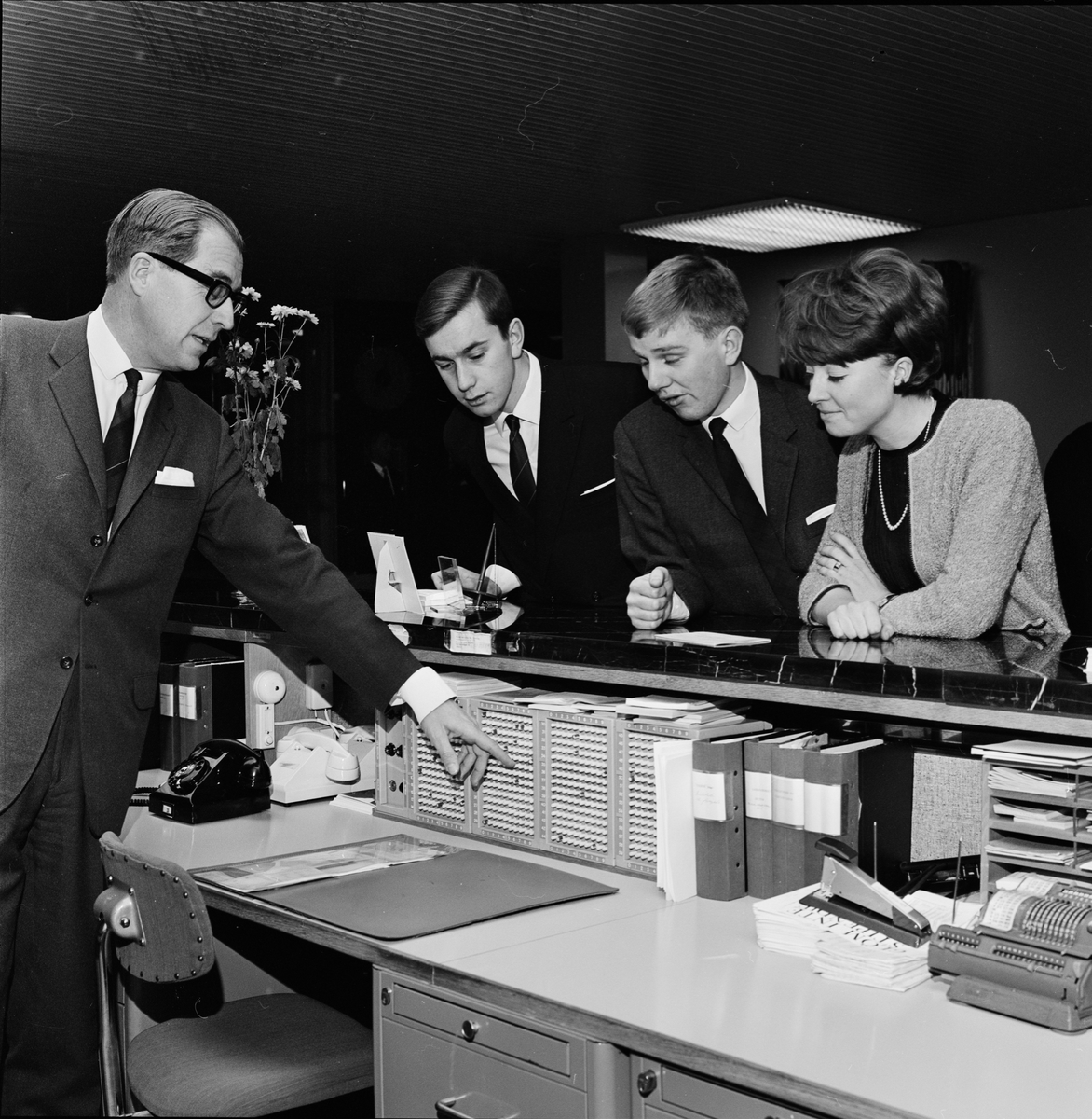 Skandinaviska banken - "Avslutad kurs i bankjuridik", Uppsala december 1965