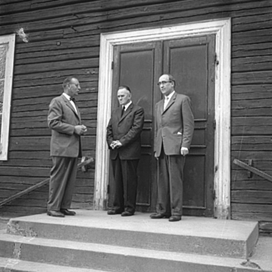 Missionsförsamlingen i Kopparberg, tre män.