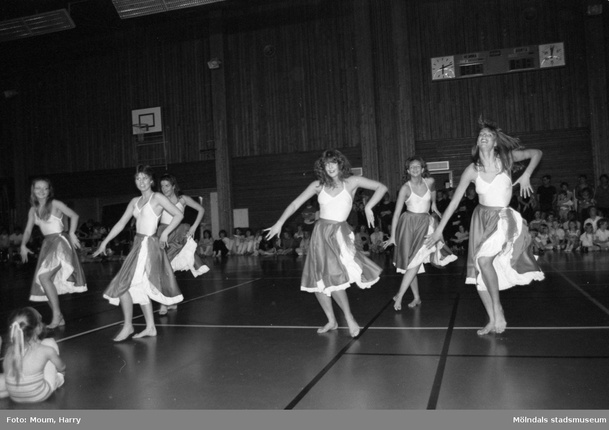 Kållereds Gymnastikförening har uppvisning i Ekenhallen i Kållered, år 1984.

För mer information om bilden se under tilläggsinformation.