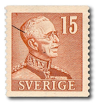 Gustaf V profil höger, typ II