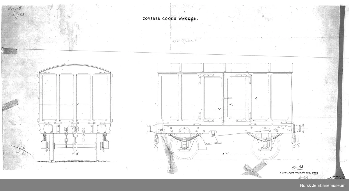 Covered Goods Waggon