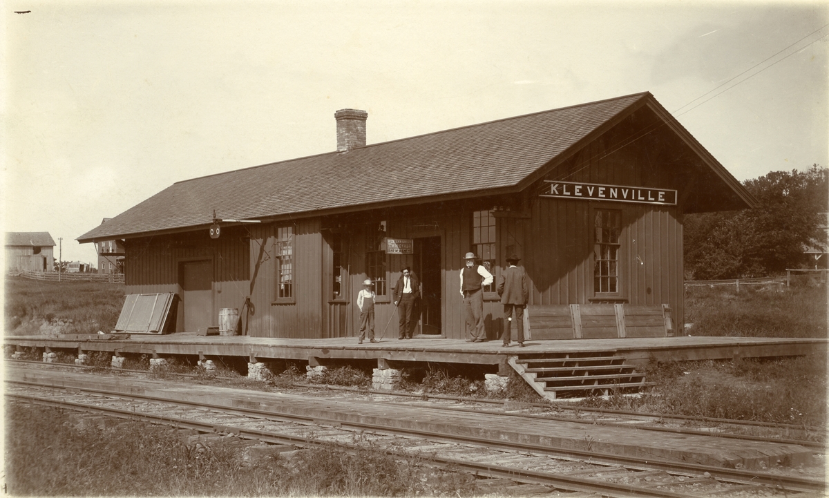 Klevenville stasjon, Wisconsin.