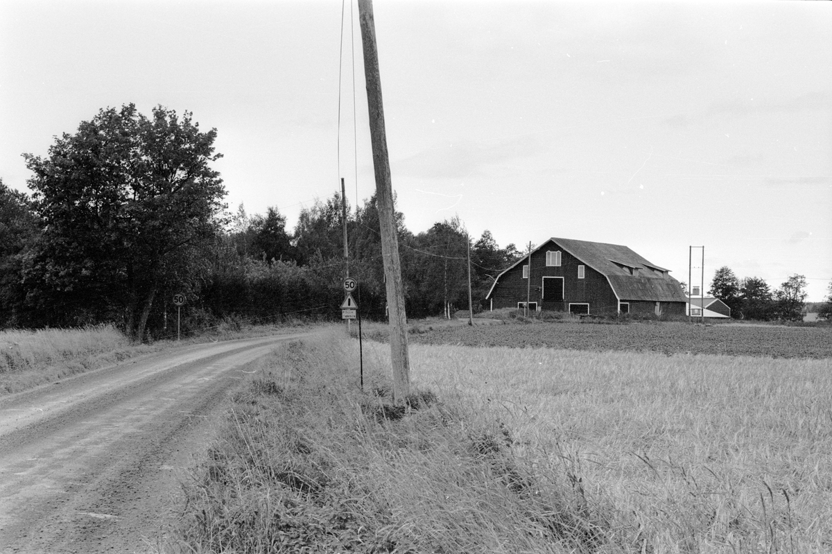 Vy över Järsta 14:1, Tensta socken, Uppland 1978