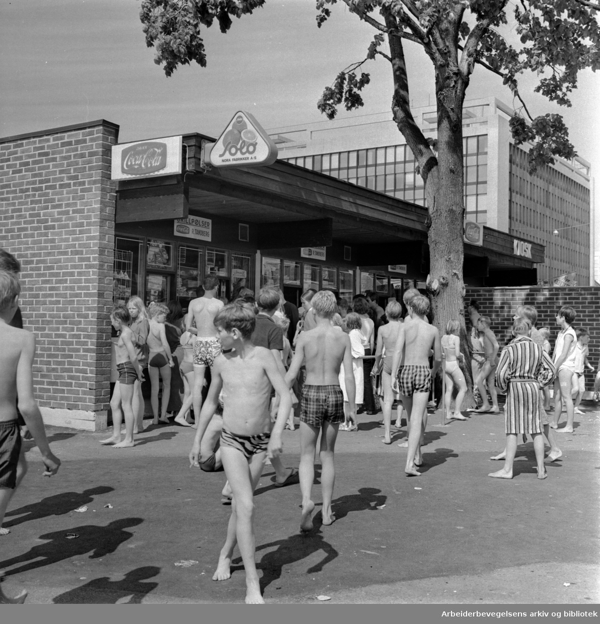 Frognerbadet. Juni 1968