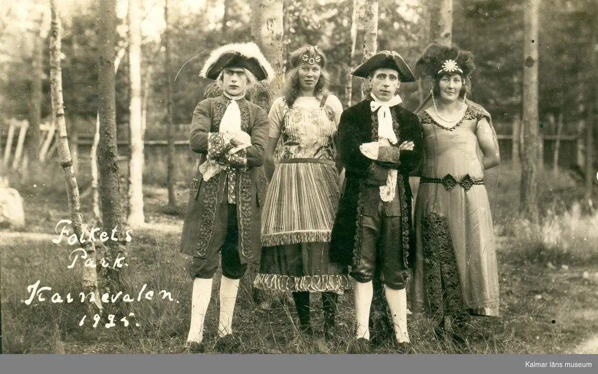 Karnevalen i Folkets park, Nybro 1925