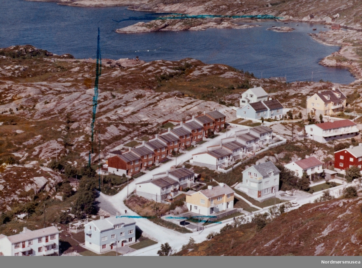 Flyfoto over Dalabrekka i Kristiansund. Datert 11 juli 1962. (Fra Nordmøre Museums fotosamlinger)