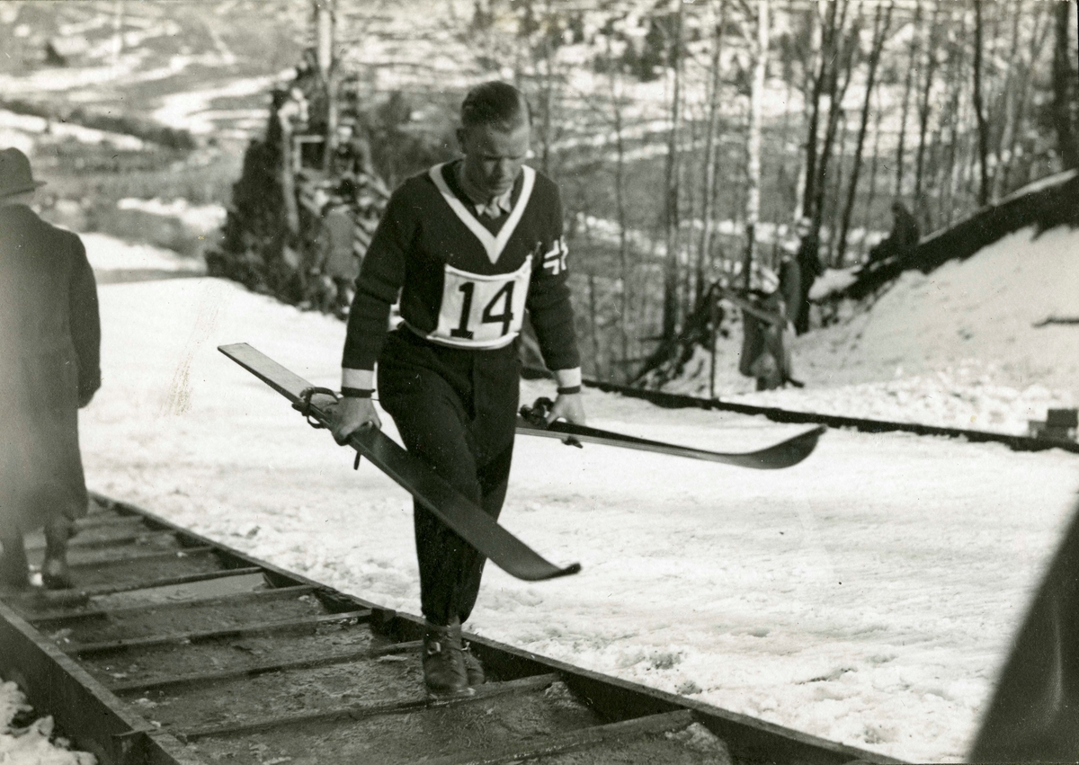 Athlete Sigmund Ruud during OG in Lake Placid