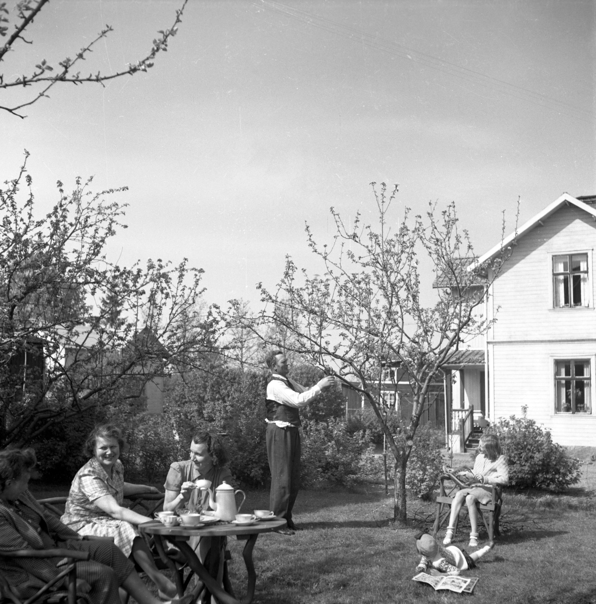 Bild tagen en majdag i Karlstad året 1949.