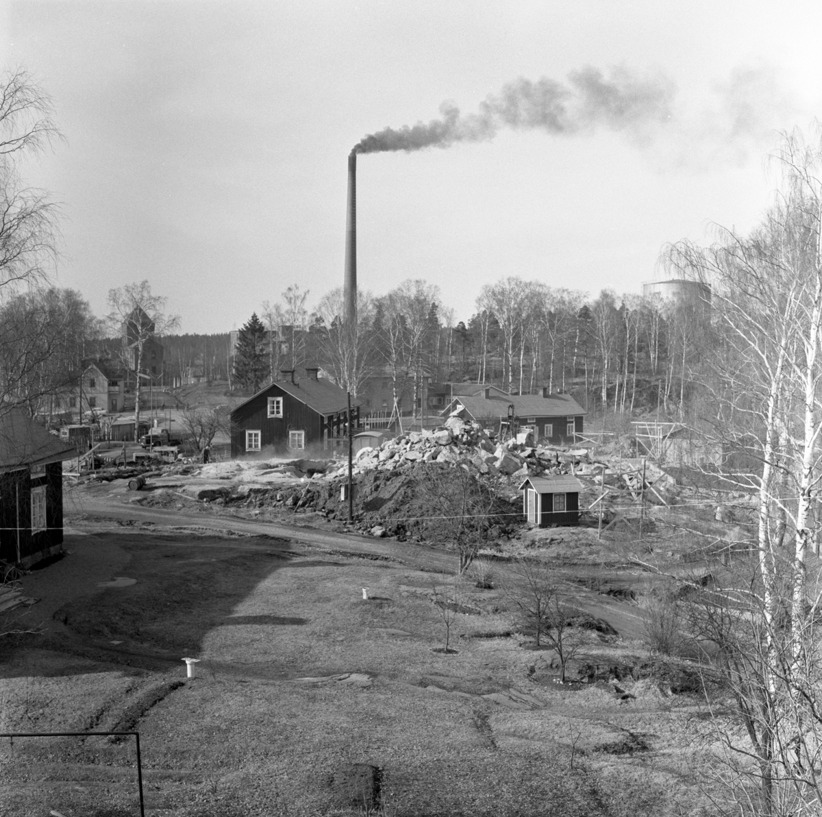 Slottsbron: Bild från mars 1959.