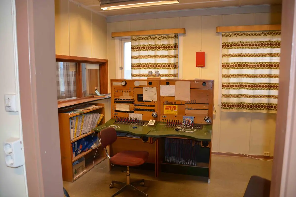 The last manual telephone exchange in Norway