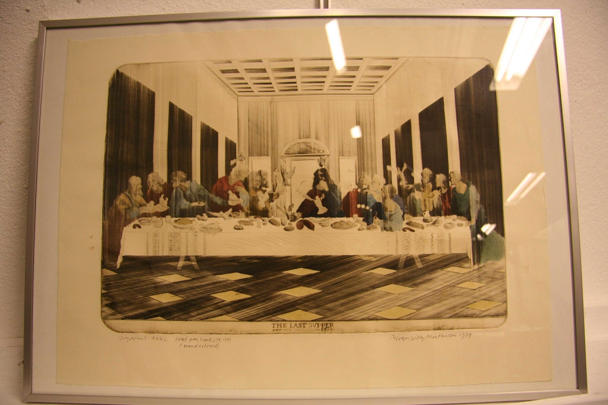 The last supper [Drypoint]