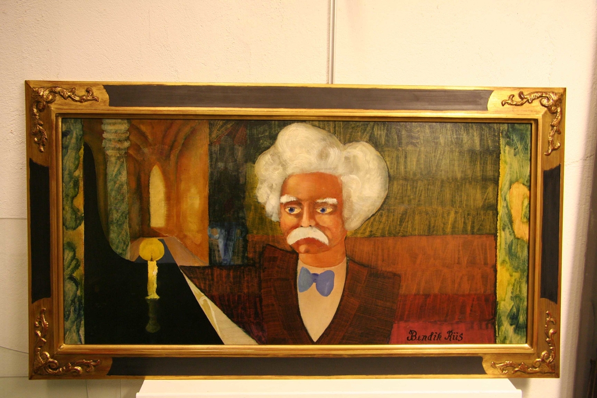 Portrett av Edward Grieg.
