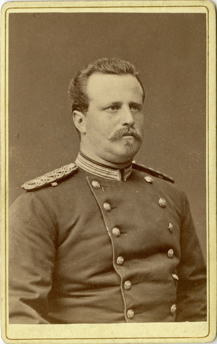 Porträtt av löjtnant Silfversparre.