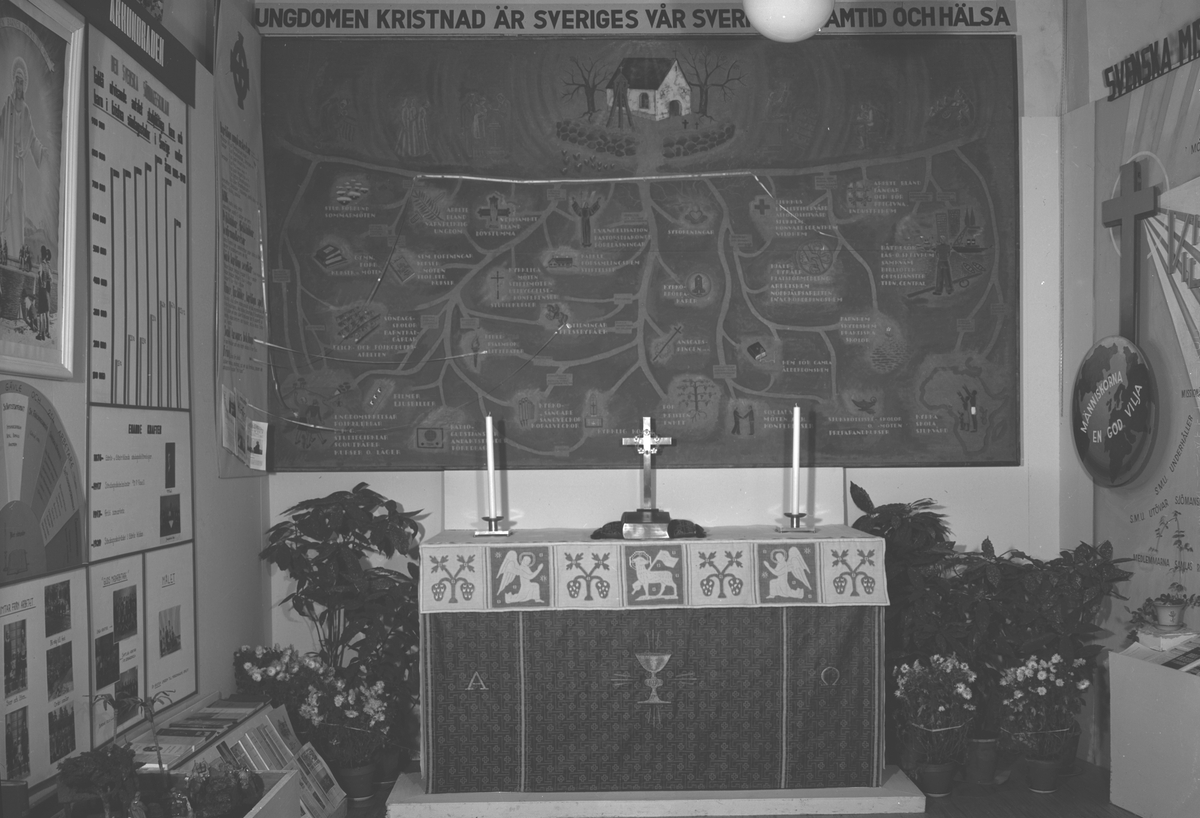 Ungdomsutställningen "Ungdomen Vill och Kan". S.M.U. 4 Oktober 1941.