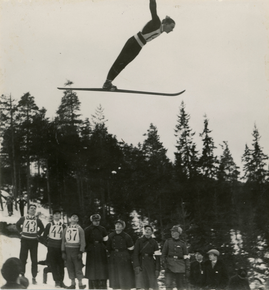 Athlete Sigmund Ruud in action