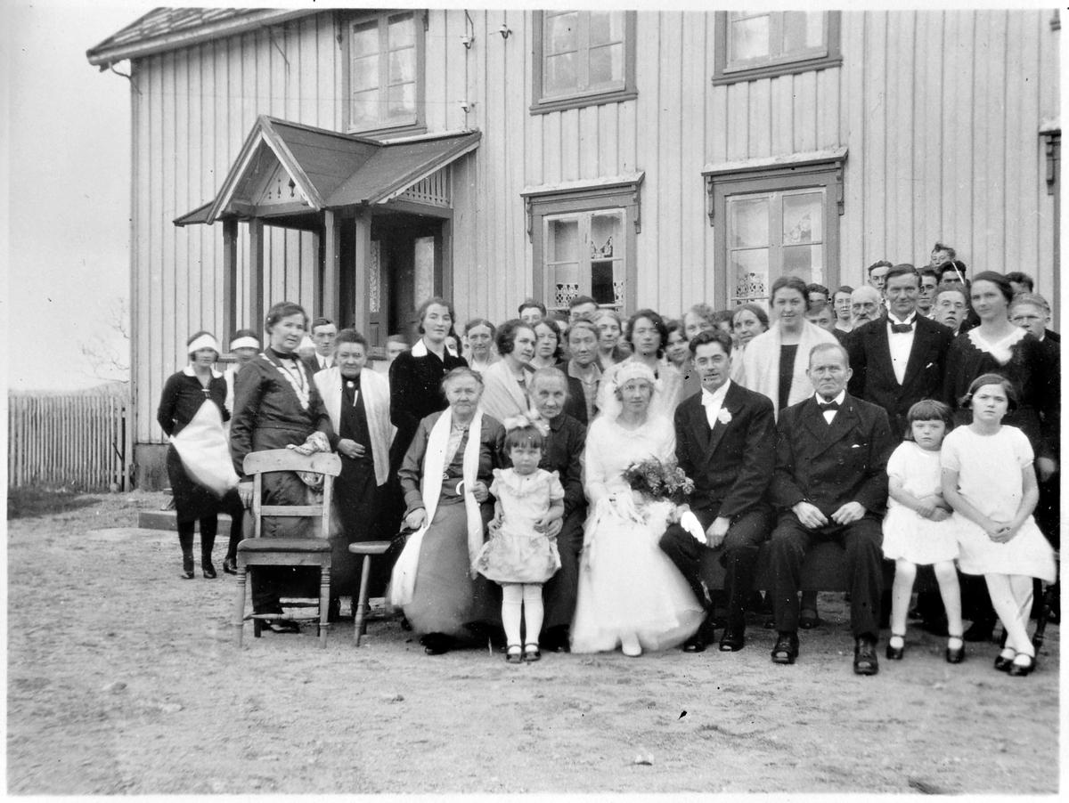 Bryllupet til Jørgine og Olaf Solem