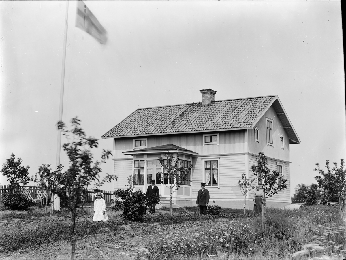 Emil Janssons boningshus i Ledsundet, Börstil socken, Östhammar, Uppland