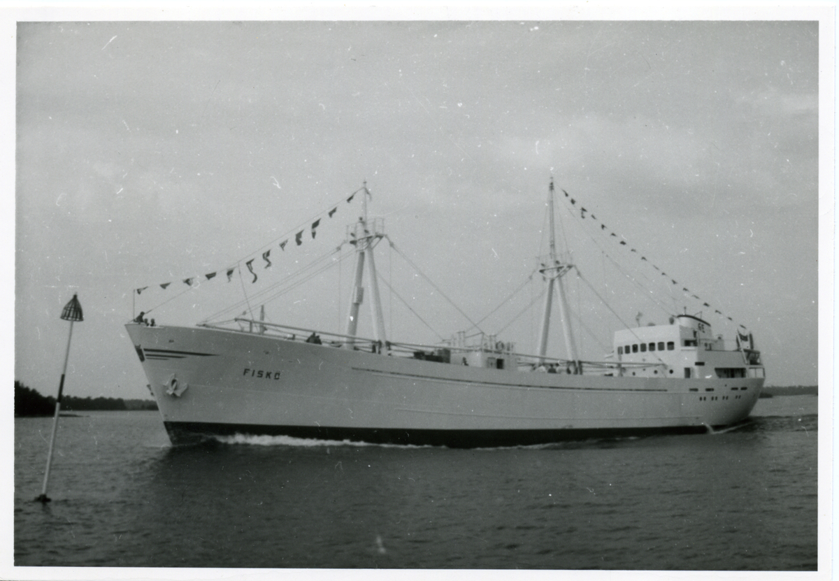 Kylfartyget ms Fiskö ägdes av Firma Gustaf Erikson 1957 - 1970