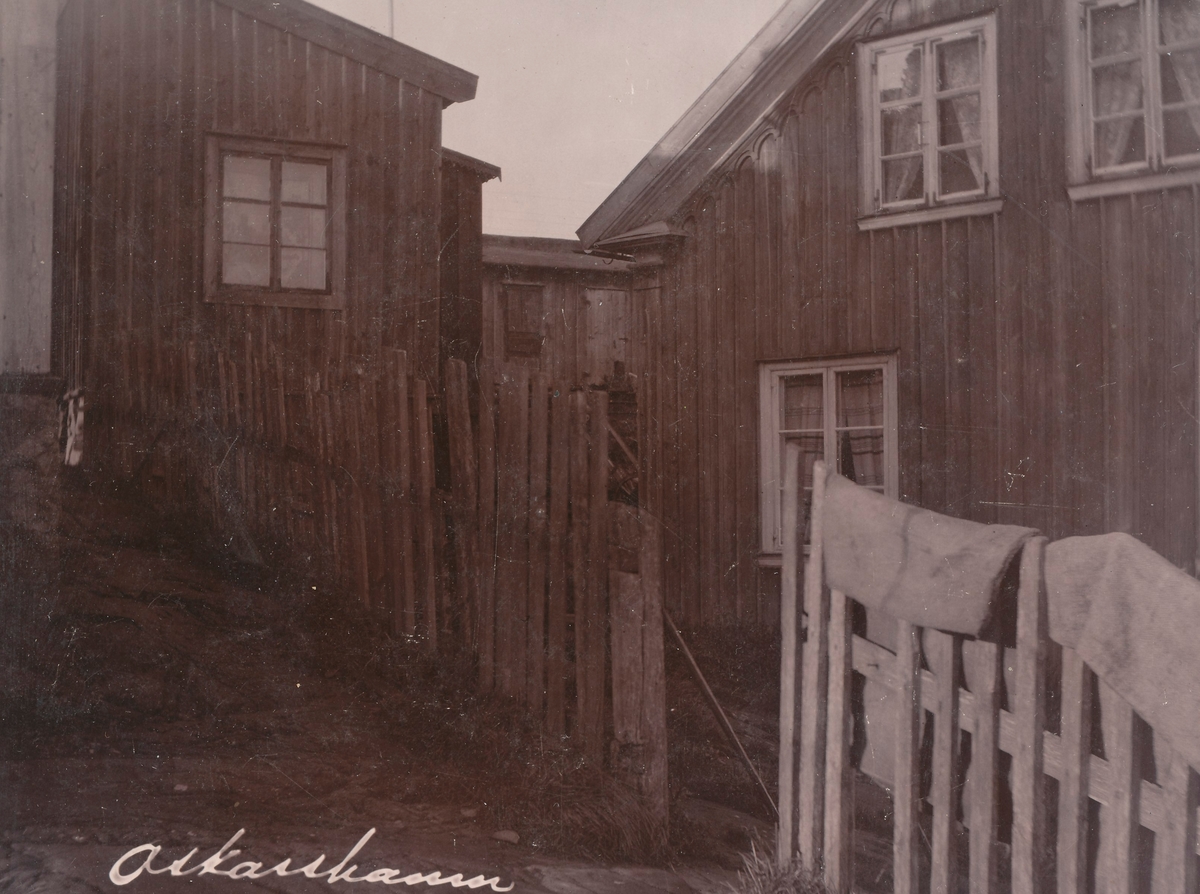 Träbebyggelse i Oskarshamn.