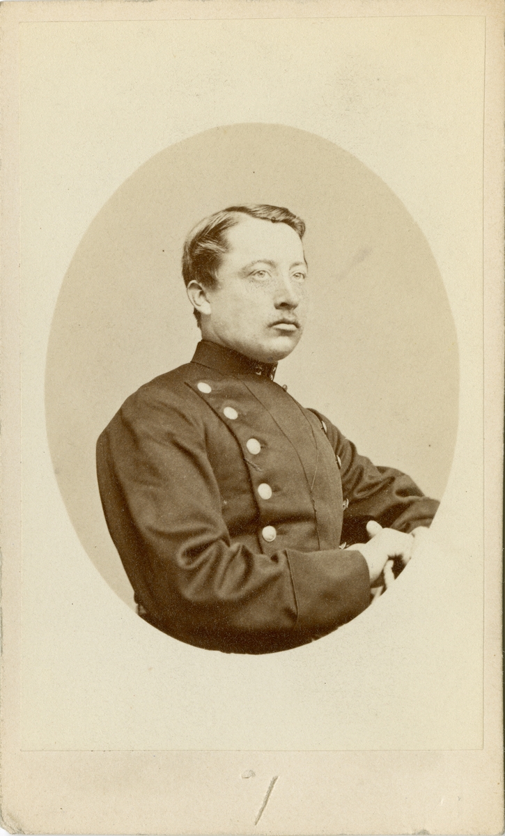 Porträtt av Crispin Löwenhjelm, underlöjtnant vid Närkes regemente I 21.
