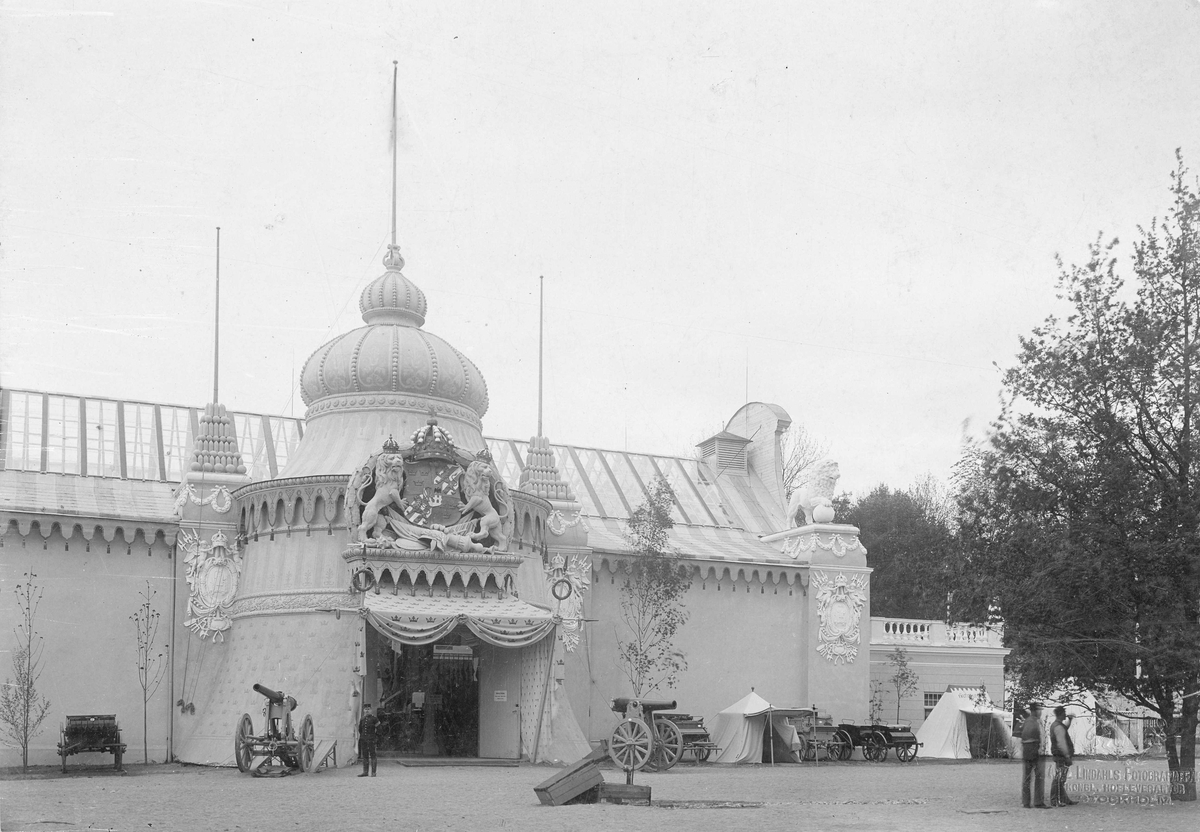 Stockholmsutställningen 1897, svenska paviljongen.