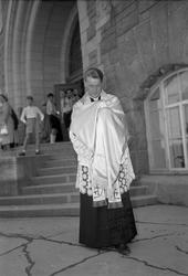 Kirkejubileet 1953. Katolsk gudstjeneste i Norges Tekniske H