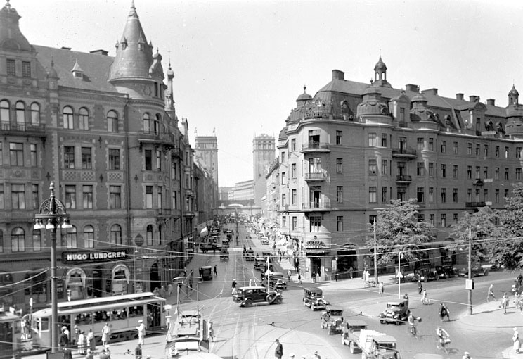 STOCKHOLM, Kungsgatan 1930.