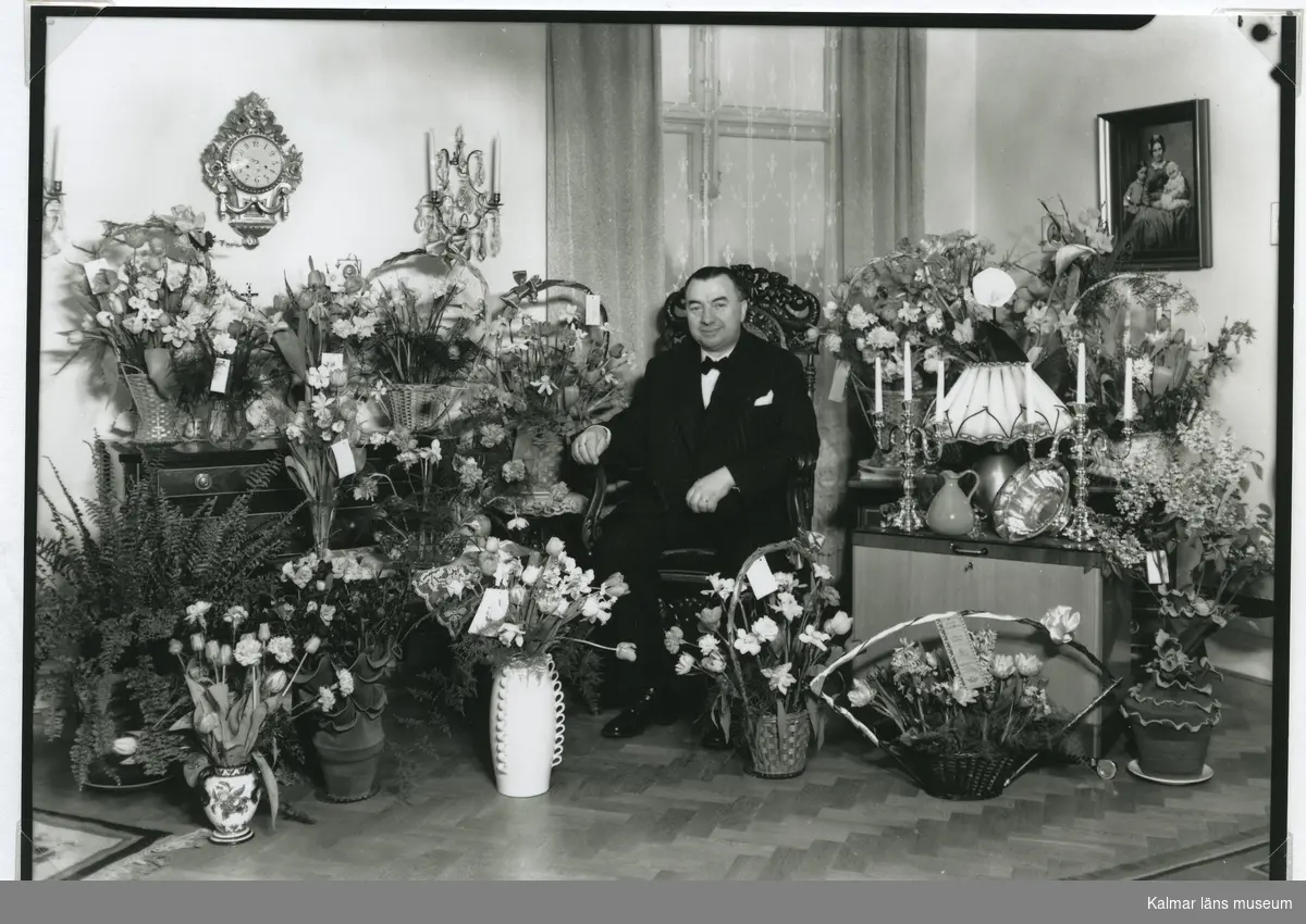 Direktör Carl Albien.
Foto 1943-03-01, på Carl Albiens 50-årsdag.