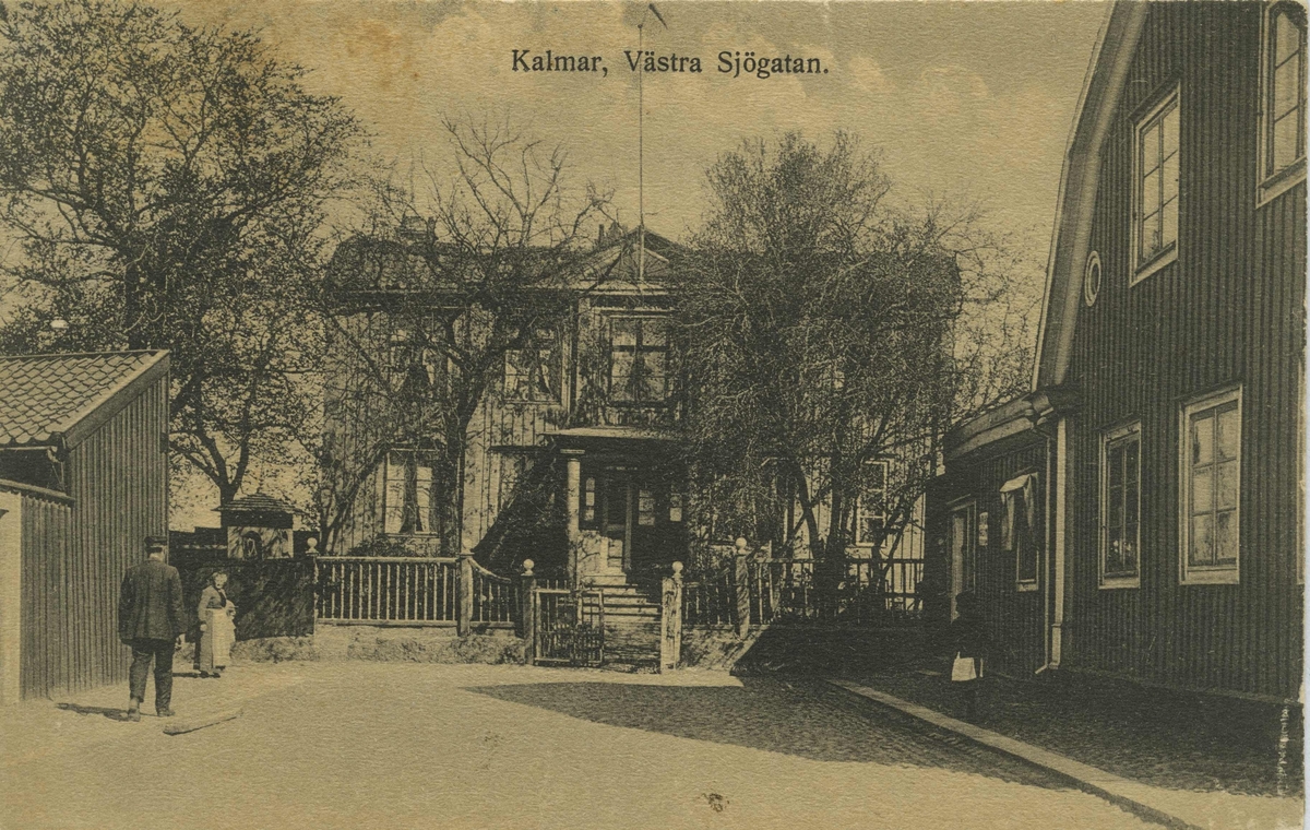 Kalmar, Kvarnholmen, Västra Sjögatan.