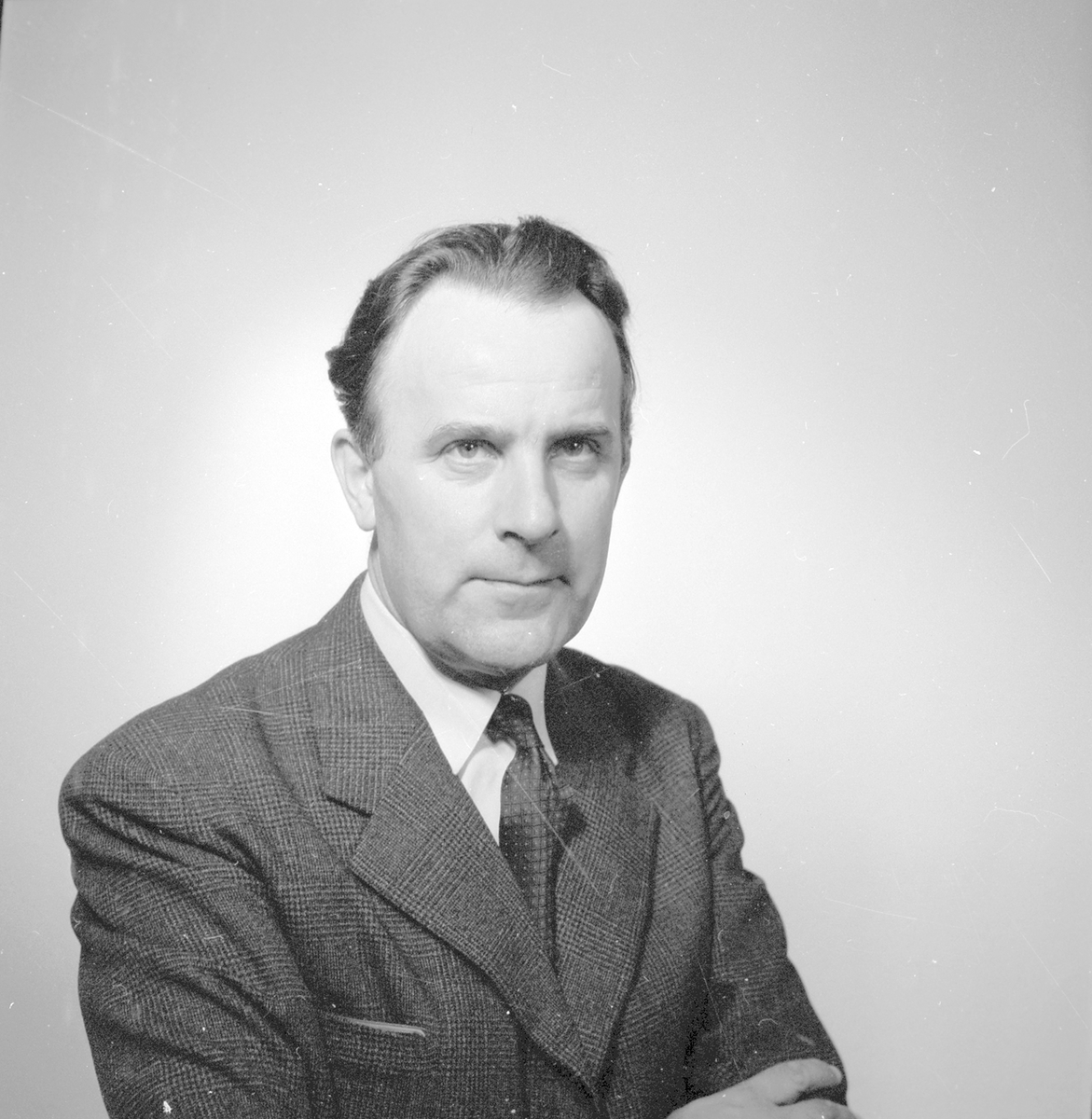 Passfoto av Harrbäck.