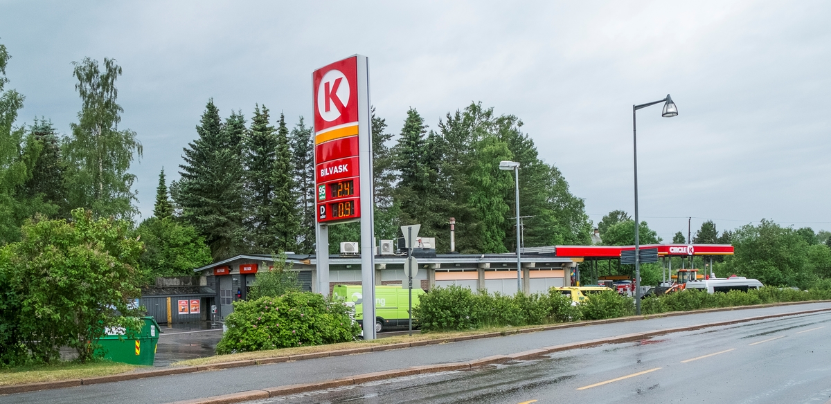 Circle K bensinstasjon Øvre Haga vei Årnes Nes