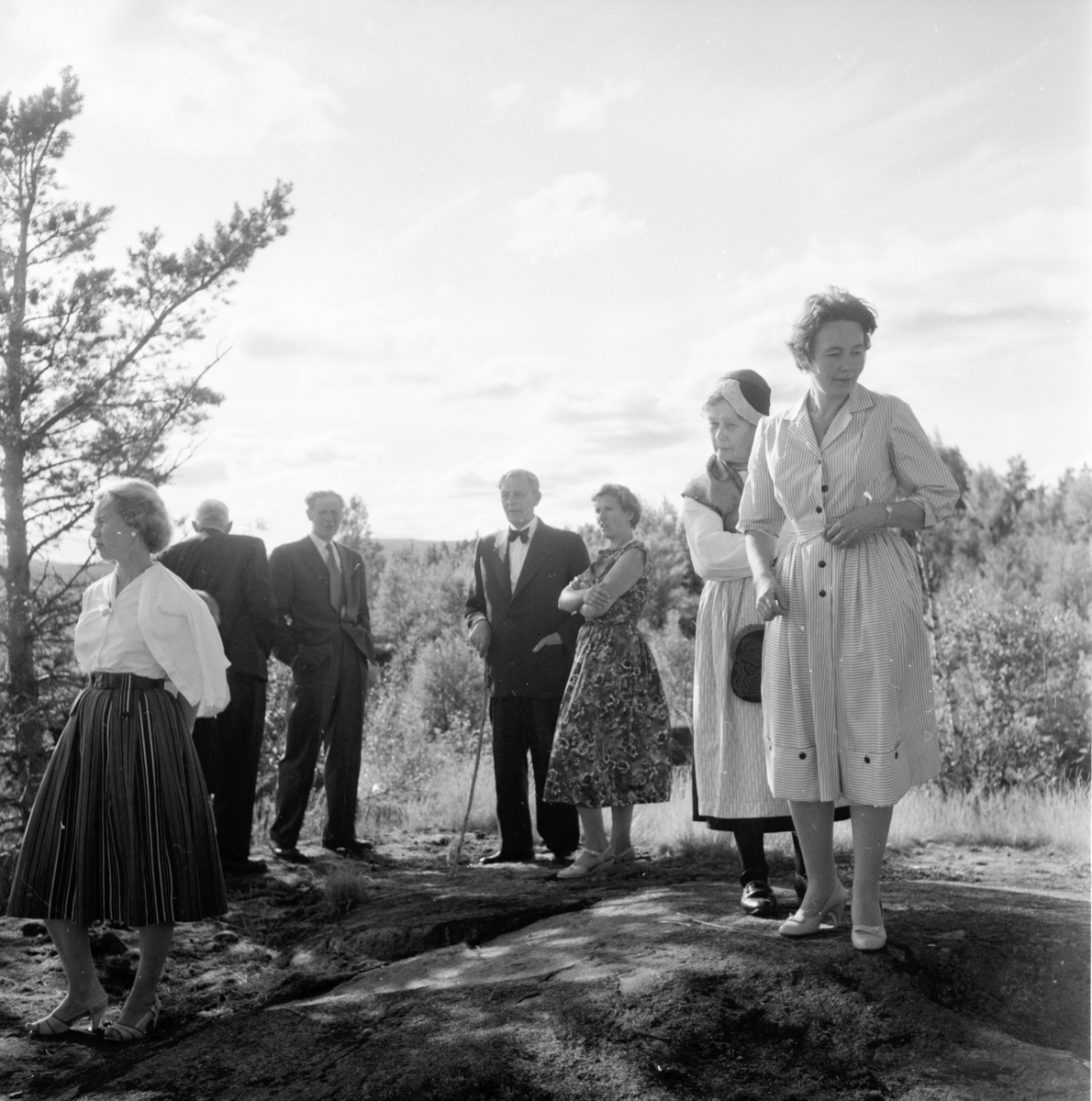 Släktmöte på Hada.
Arbrå 27/7 1958