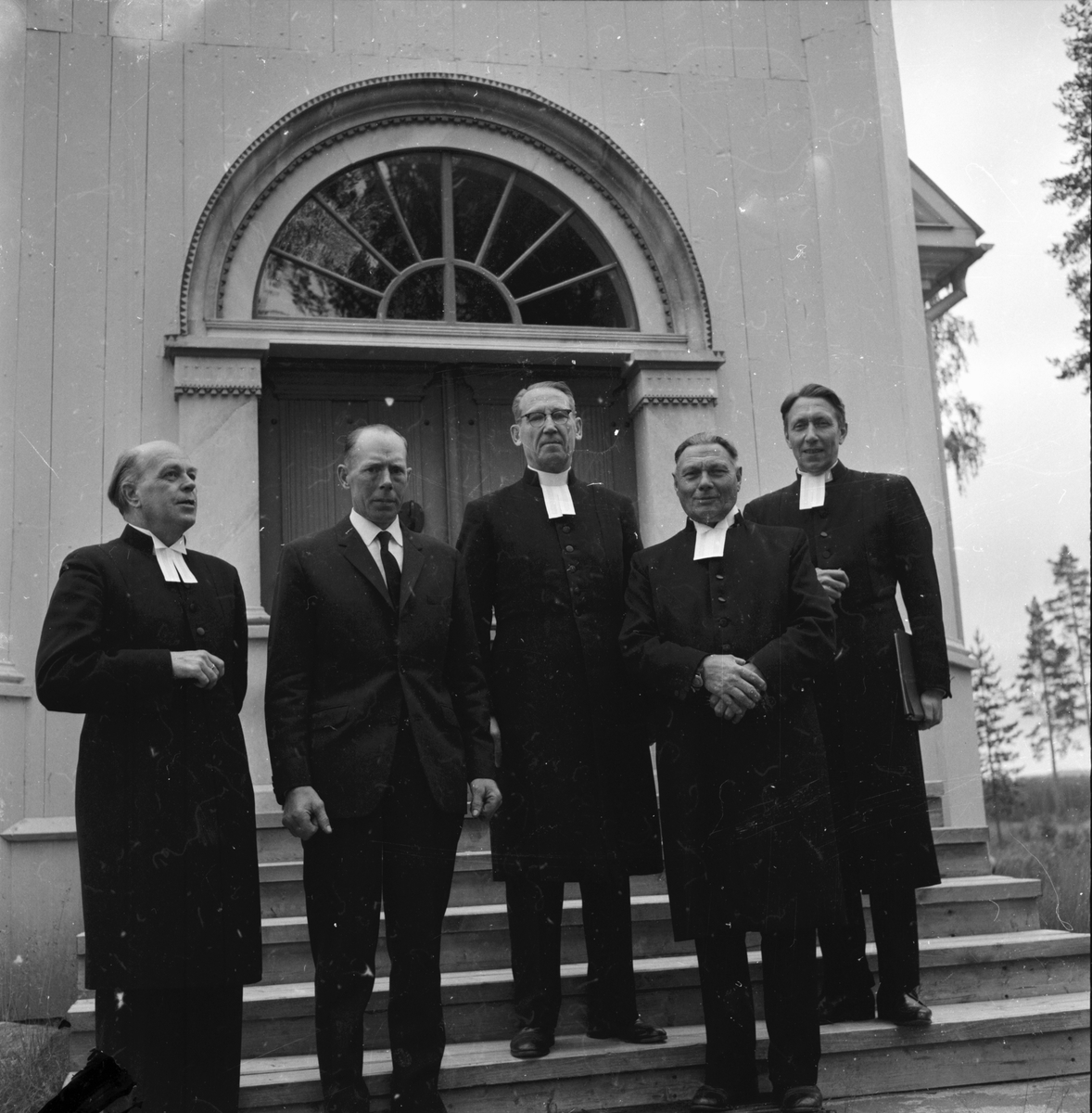 Visitation Annefors den 19/9 1962. I mitten Gunnar Liljestrand, Alfta. Till höger om honom Carl David Othsén, Gruvberget.