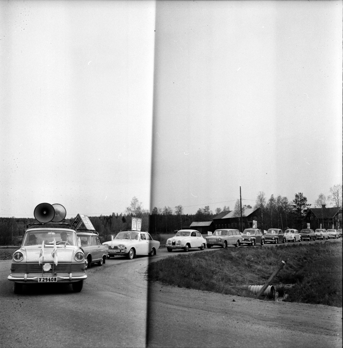 Folknykterhetens dag i Bollnäs,
Knut Lagerstedt, Barkarby,
Knut Olsson,Stig Öhman,Gert Johansson,
27 Maj 1965
