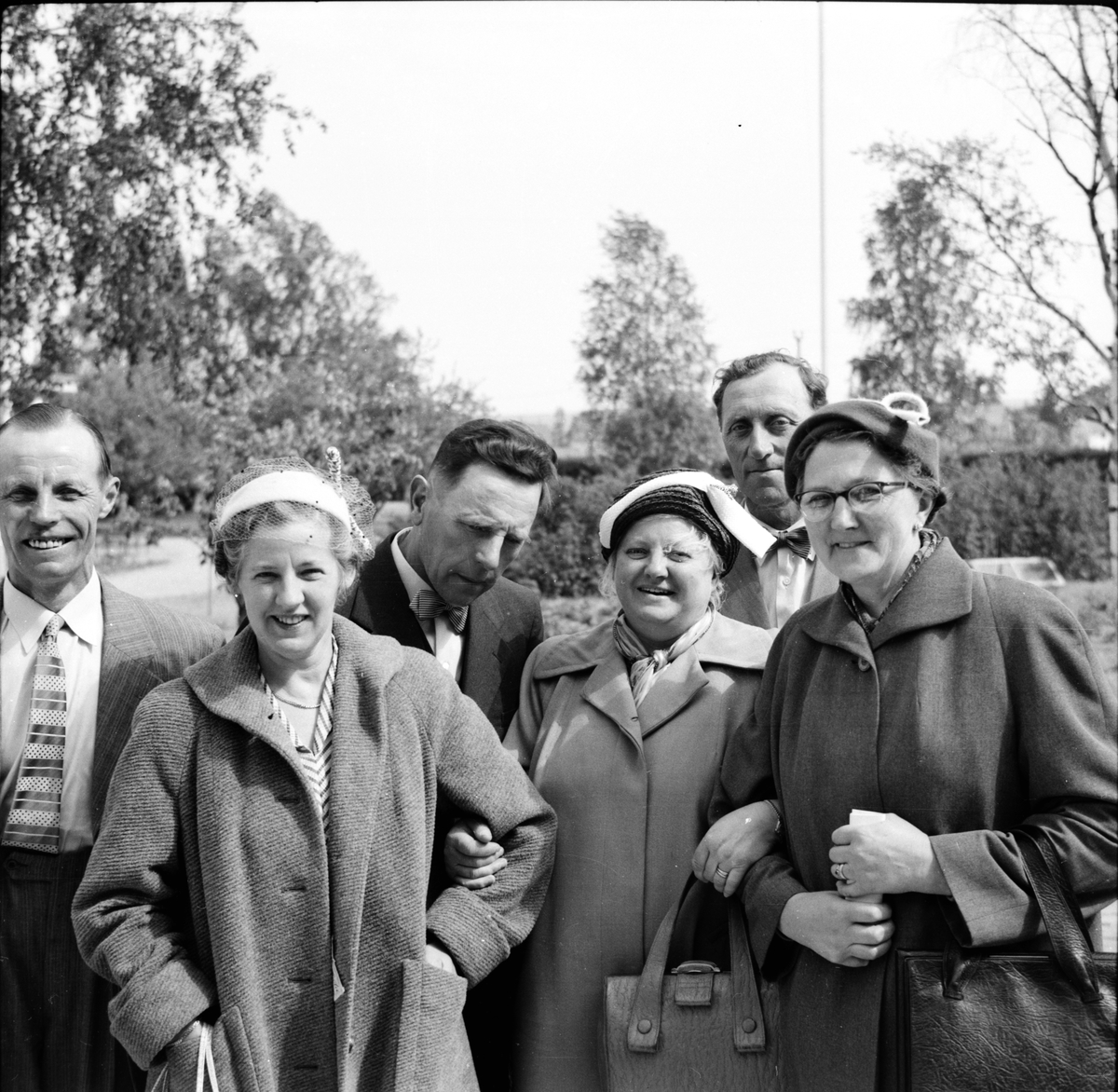 Mejeriföreningen,
P. Perzon, Sv. Häger, m.fl.
Besök på mejeriet,
1953