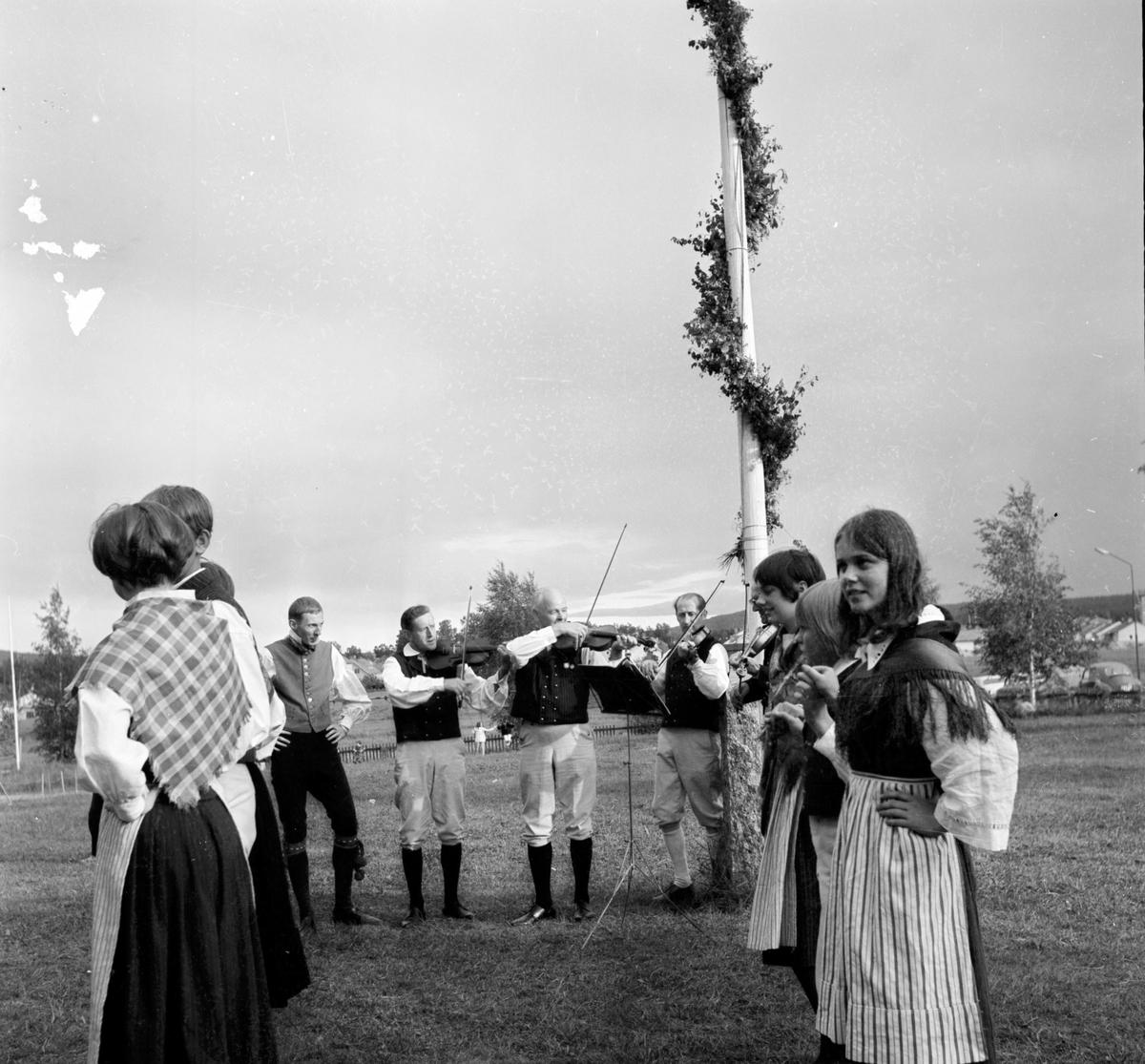 Riknäs Arbrå Midsommar 1967
