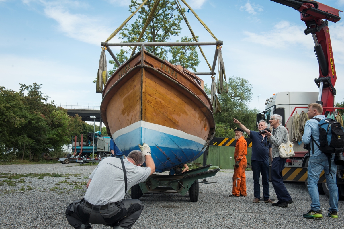 Petterssonbåten PLURR till Långholmen 2016.