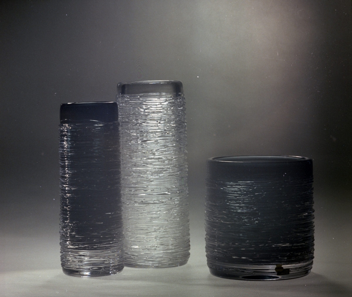 Vaser ifrån Skrufs Glasbruk AB.