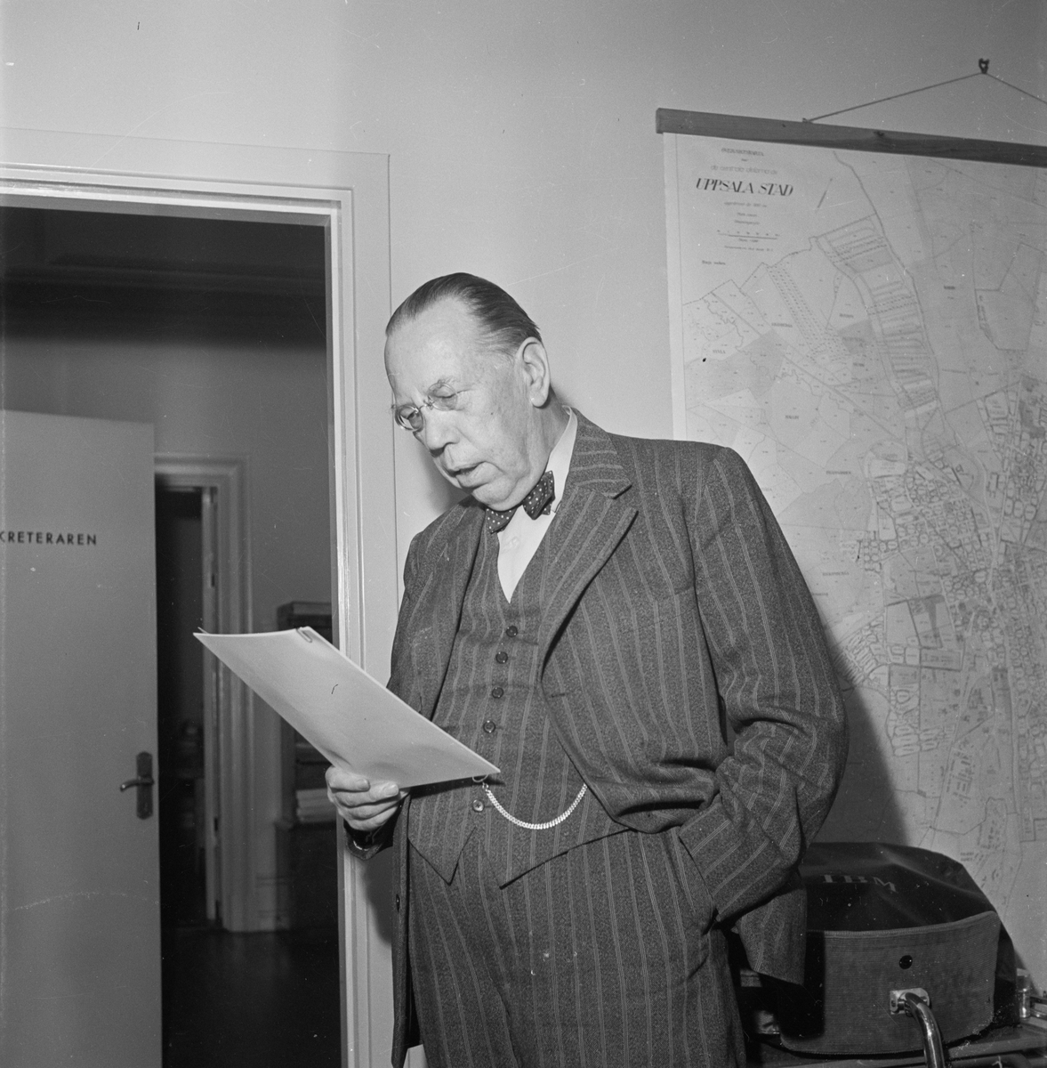 Stadsfullmäktige, talare, Uppsala 1953