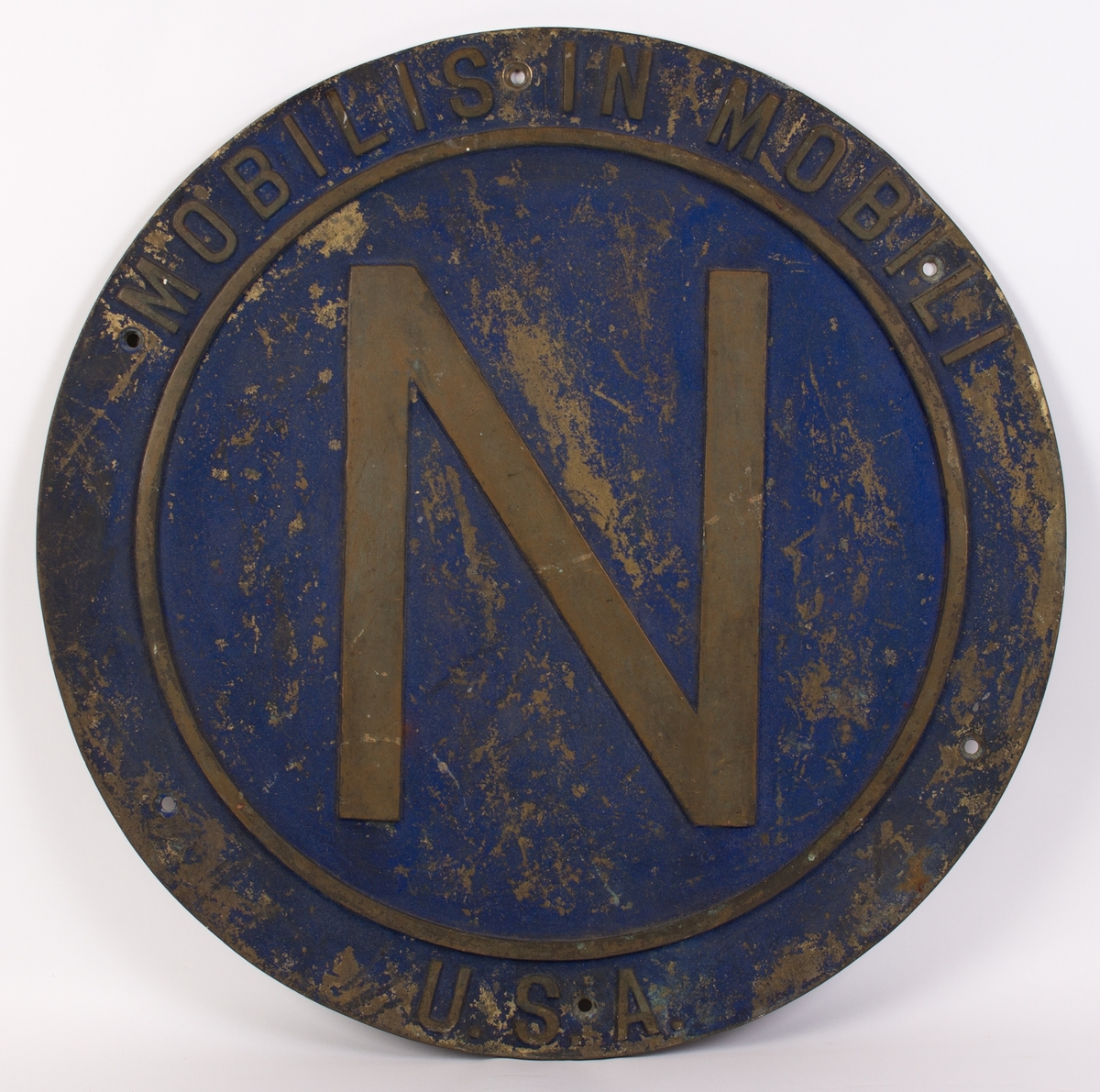 Emblem fra ubåten NAUTILUS. Rundt.