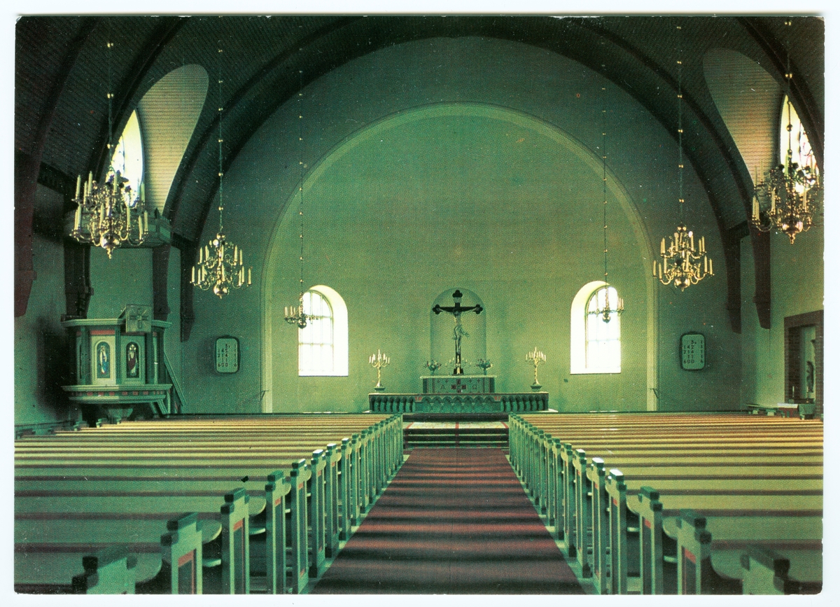 Interiör av Kalvs kyrka
