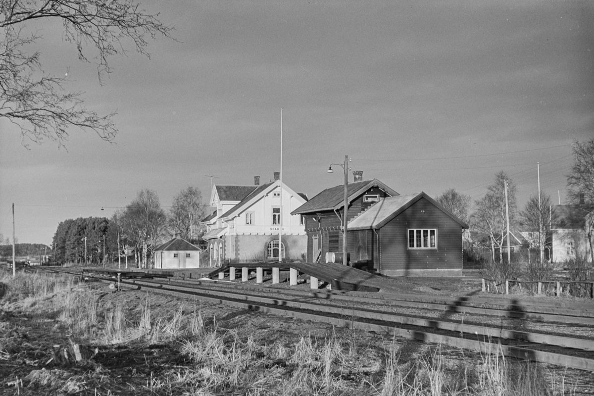 Sparbu stasjon på Nordlandsbanen.