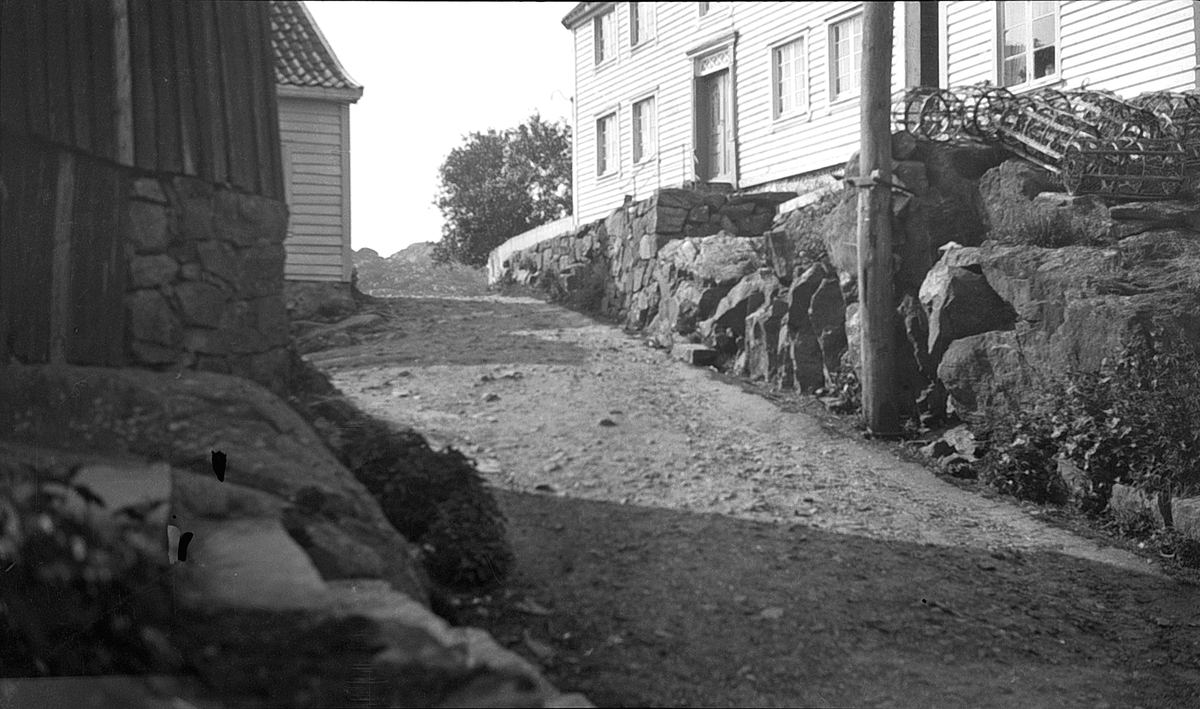 Veien forbi telegrafen i Loshavn i 1922.