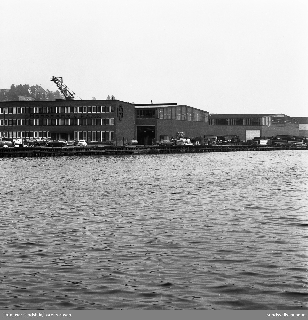 Söderberg & Haak, industribyggnader på norra kajen.