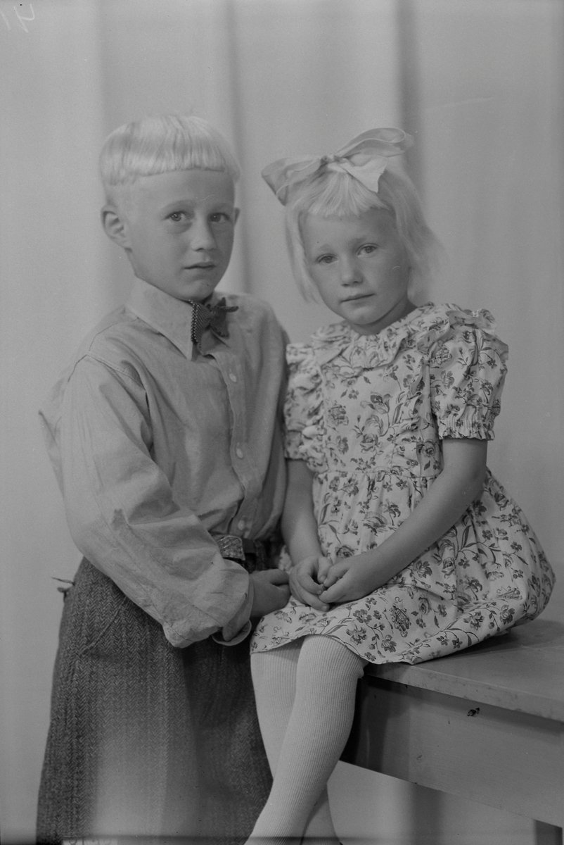 Jan Herring og søster