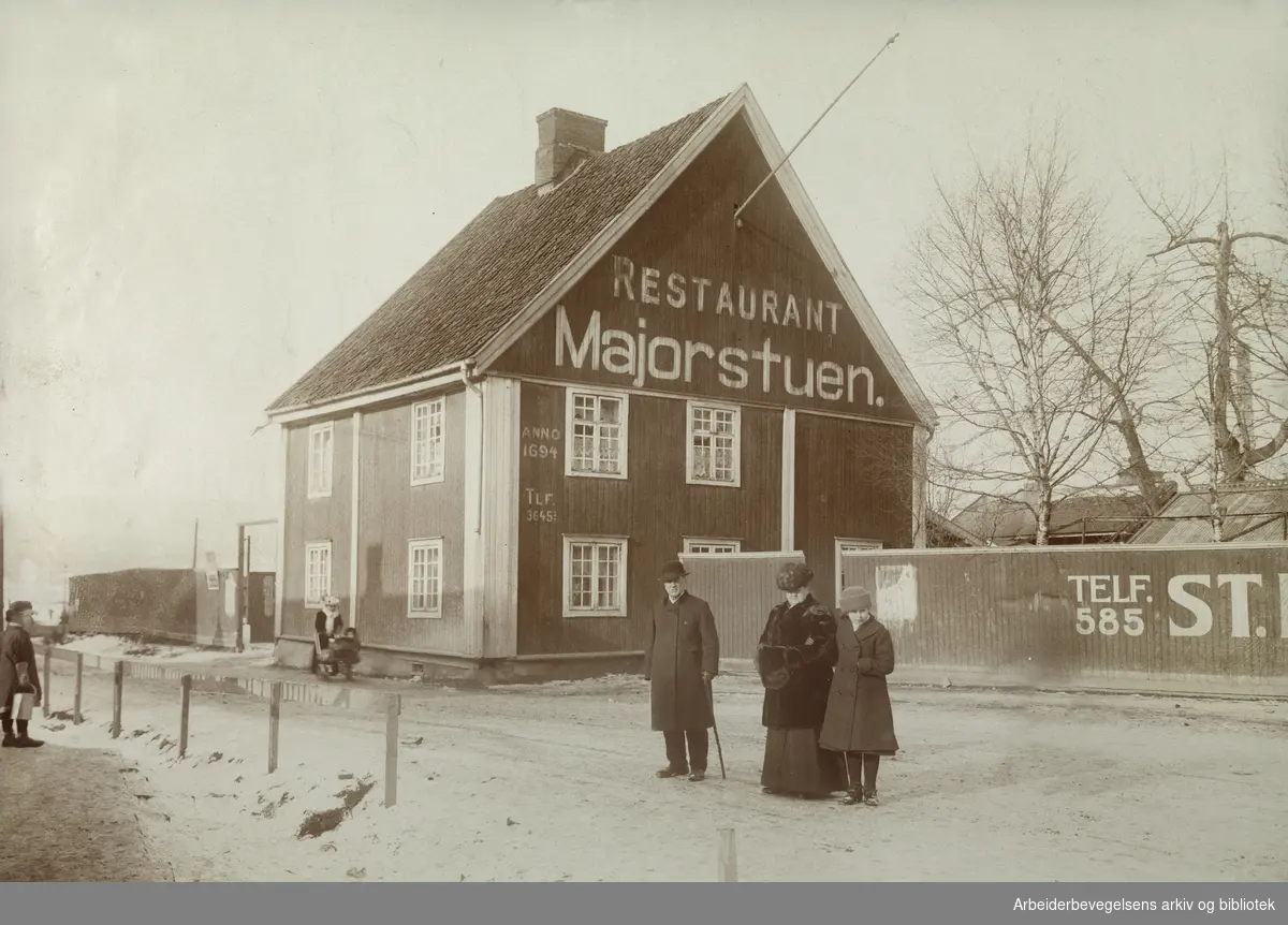 Restaurant Majorstuen.1910