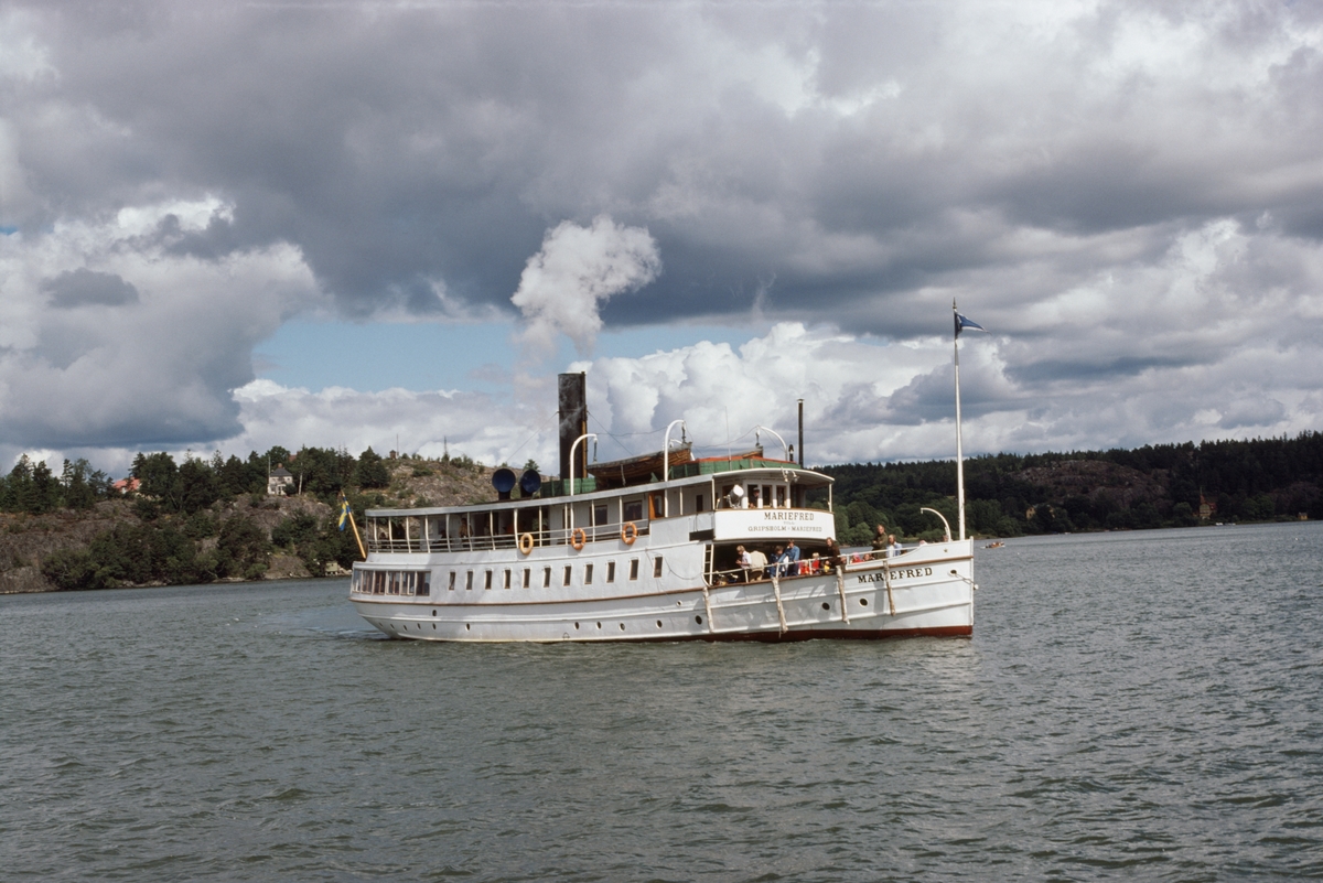 SS Mariefred sb-sida - Sjöhistoriska museet / DigitaltMuseum