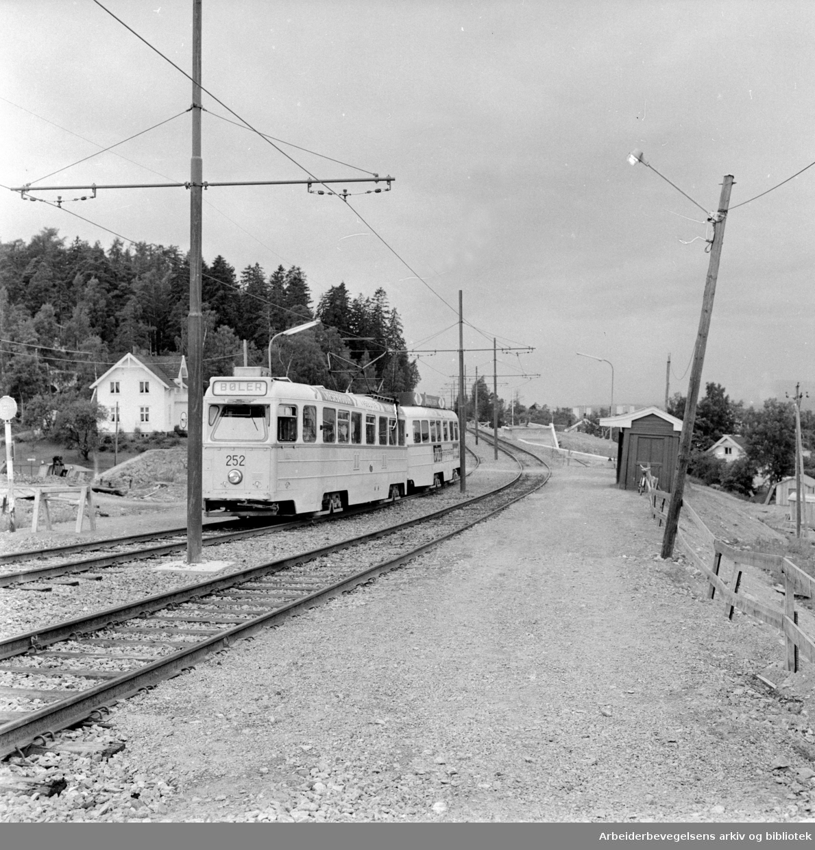 Hellerud stasjon. Juli 1964