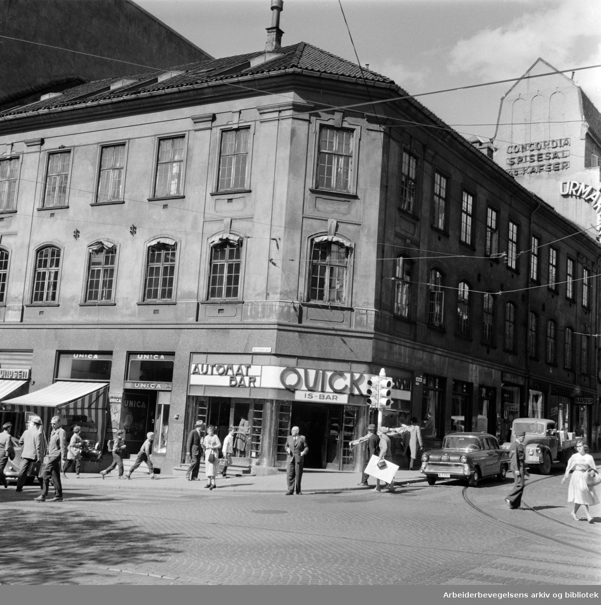 Oslo: Akersgata 35. Mai 1958