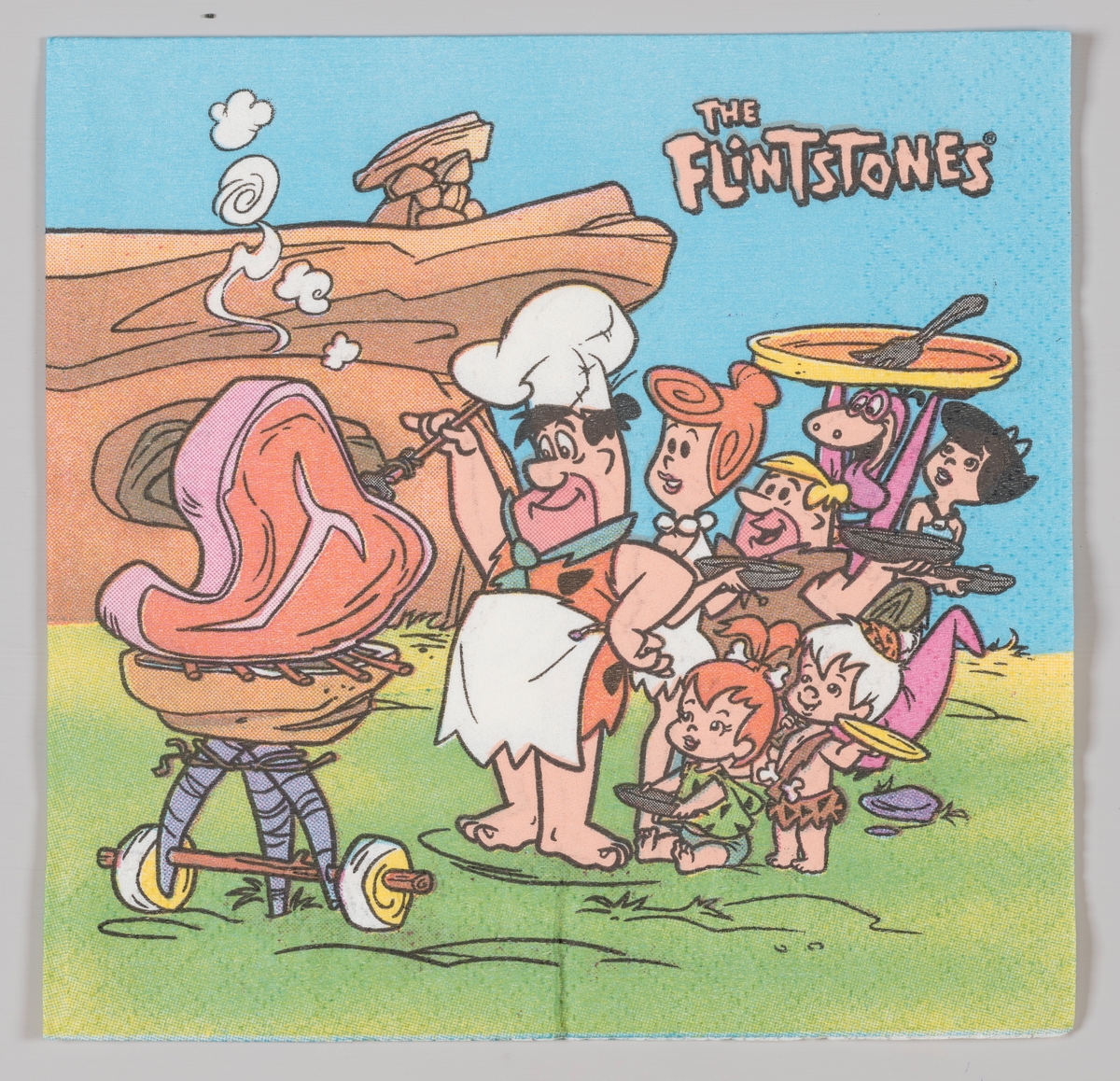 Familien Flintstone (norsk Flint) griler sammen med venner og familie.

The Flintstones (norsk Familien Flint) er en amerikansk animert komiserie som kom i 1960. Serien omhandler familien Flint og deres venner i byen Bedrock i steinalderen. I 1994 kom en film om The Flintstones med John Goodman i hovedrollen.
